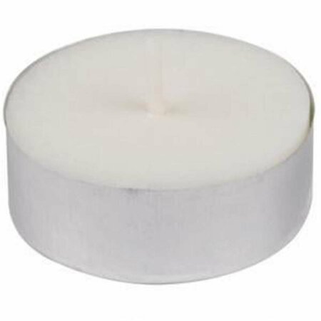 MANMADE STE 5 Hour Burn Tealight Candle, White - 0.5 in. - 50 Per Pack MA1542776